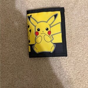Pokémon Pikachu Bifold Wallet – Yellow & Black